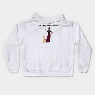 This Is What Disability Looks Like White Cane Kids Hoodie